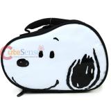 Peanuts Snoopy Face Die Cut  School Lunch Box Insulated  Snack Bag