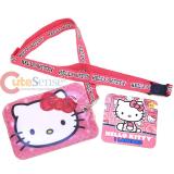 Sanrio Hello Kitty Lanyard Keychain with ID Holder