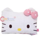 Sanrio Hello Kitty Face Pillow Cushion with Pink Bow