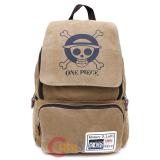One Piece Skull Logo Backpack Canvas Large