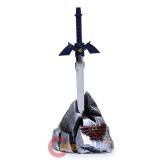 Legend of Zelda Master Sword Letter Opener with Stone Display