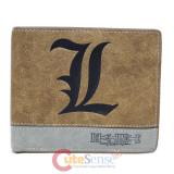 Death Note L Leather Bi Fold Wallet