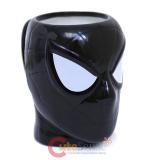 Marvel Black Spiderman Face Molded Ceramic Mug in Box