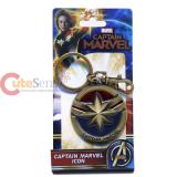 Captain Marvel Logo Metal Key Chain
