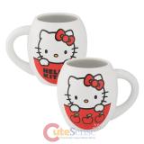 Hello Kitty Ceramic Oval Mug White