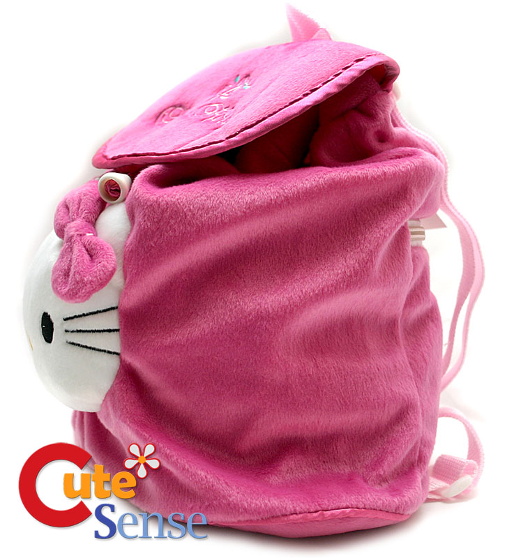 Sanrio Hello Kitty Pink Rose 10 Plush Backpack/Bag  