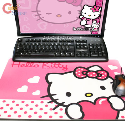 Sanrio Hello Kitty Mouse Pad Large Desk Top Mat Work Pad 21  