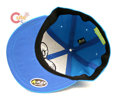 Sesame Street Cookie Monster Cap  Flex Fit Hat  Adult  