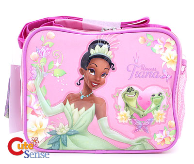 Princess Tiana Frog School Lunch Bag Snack Carry Bag