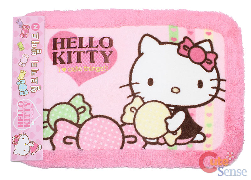 Sanrio Hello kitty Accent Mat / Bath Rug Pink (25x18)  