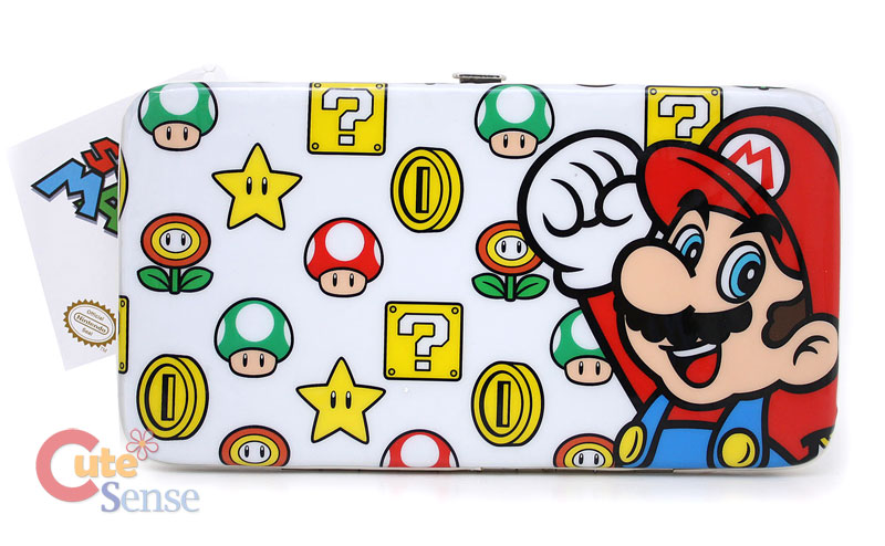 Nintendo Super Mario Hinge Wallet  Flat Wallet Licensed  