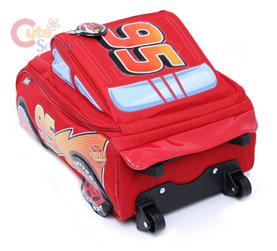 Disney Cars Mcqueen Rolling Luggage, Suite Case -3D Shape