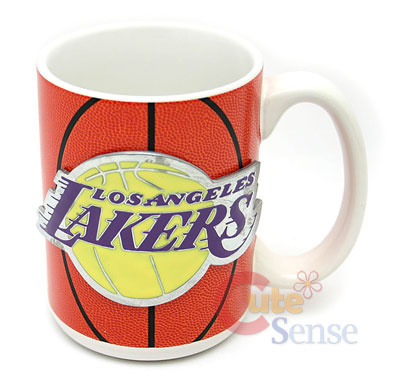 NBA Los Angeles Lakers Mug Collectible Ceramic Logo Cup  