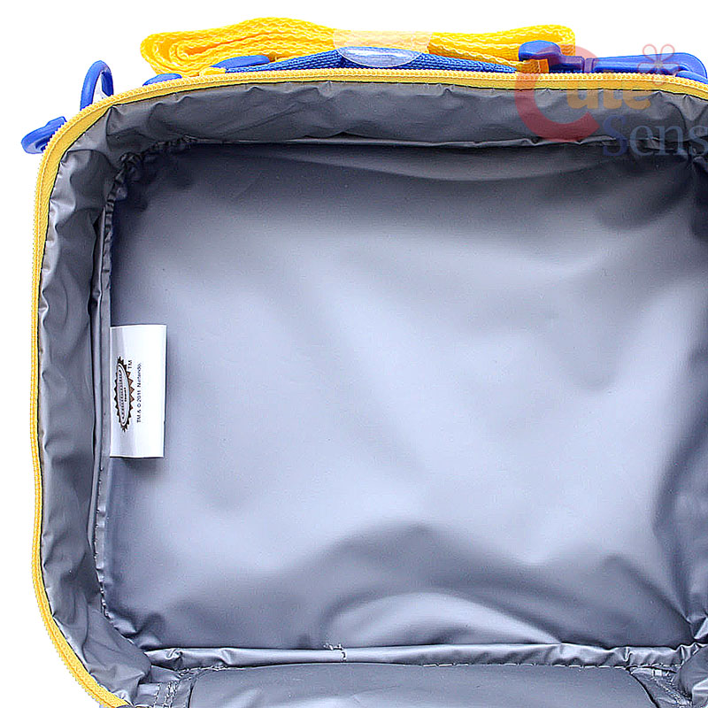 Super Mario Wii Large School Roller Backpack Lunch Bag Set Coin