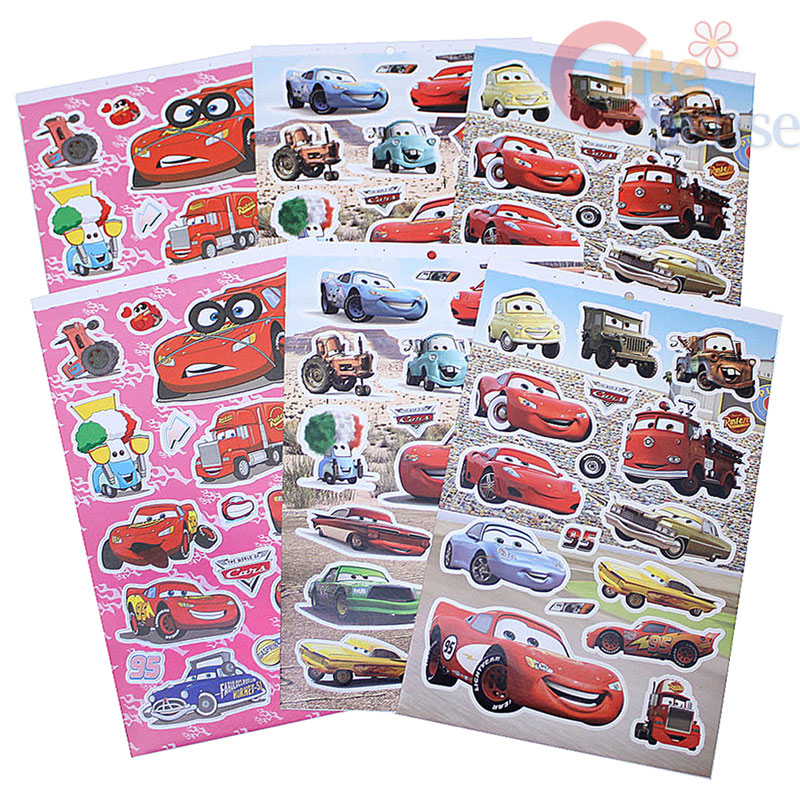   Cars Mcqueen Stickers Book  100pc  Pre Cute images/Paper  