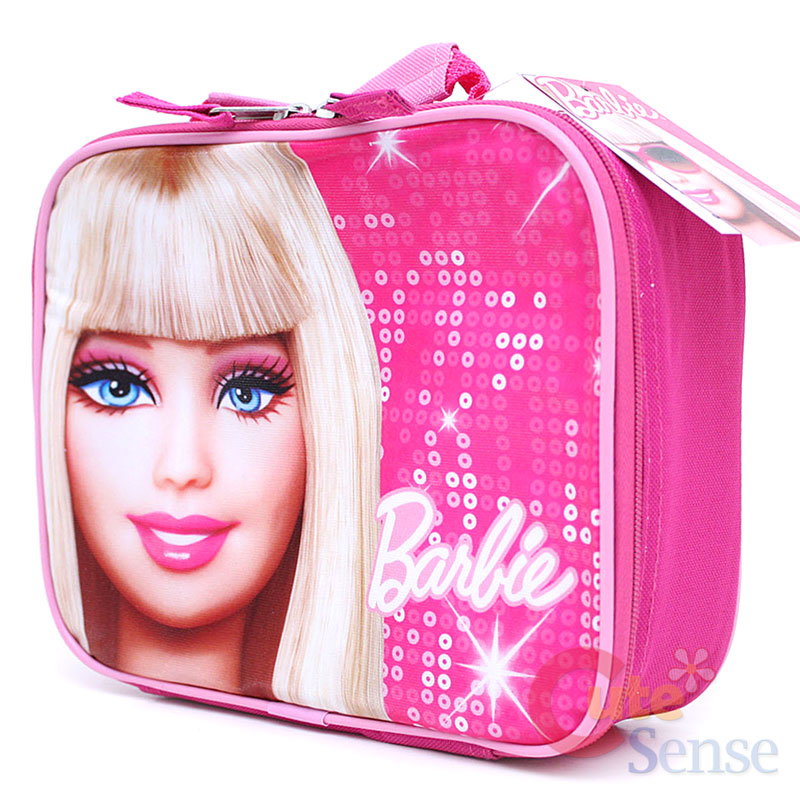 Barbie School Roller Backpack Lunch Bag Large Set 16