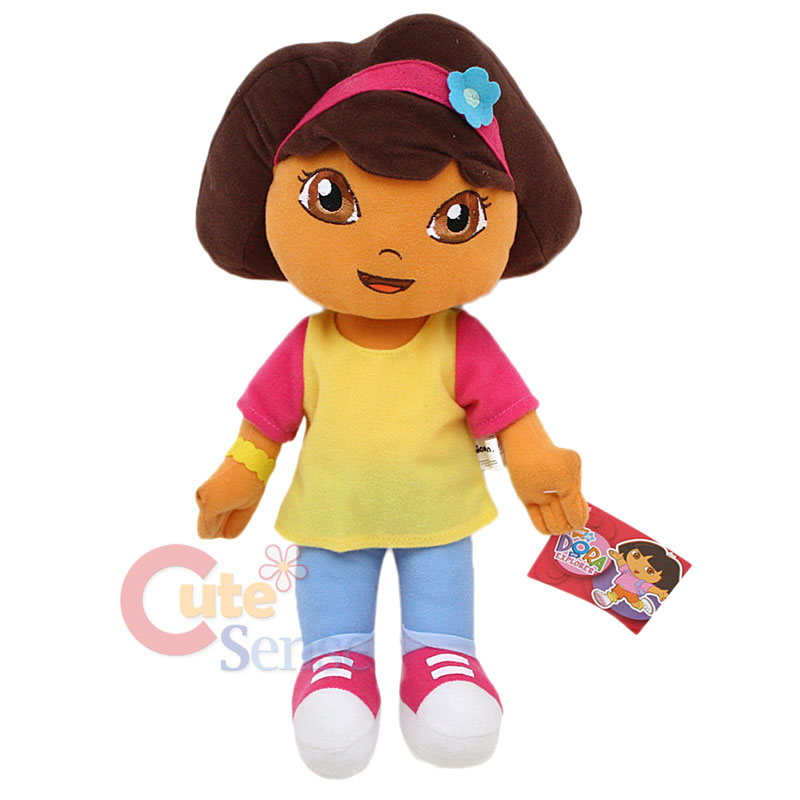 Dora The Explorer Dora Plush Doll Toy 12" Large Stuffed Toy Jean