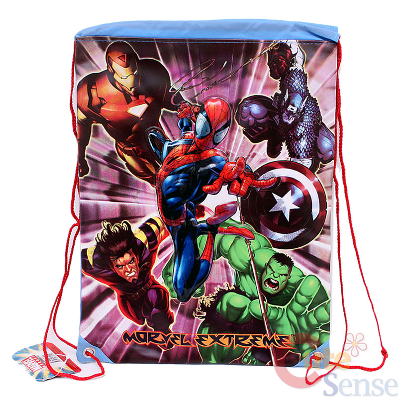 Marvel Heroes Sling Shoulder Bag /Backpack 13x17 840716034551  