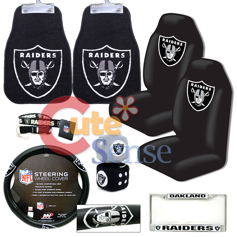 Raiders baby car seat covers online