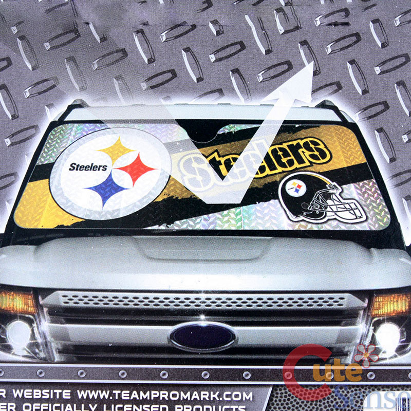 NFL Pittsburgh Steelers Car Windshield Auto Car Window Sun Shade