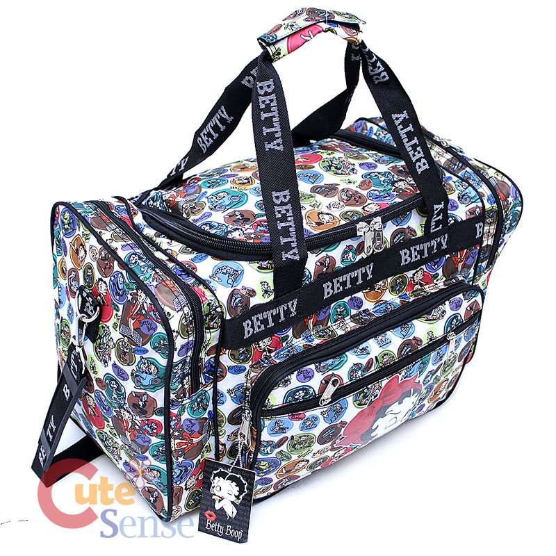 Betty Boop Duffle Travel Bag Diaper Gym Bag - Cartoon Prints 20