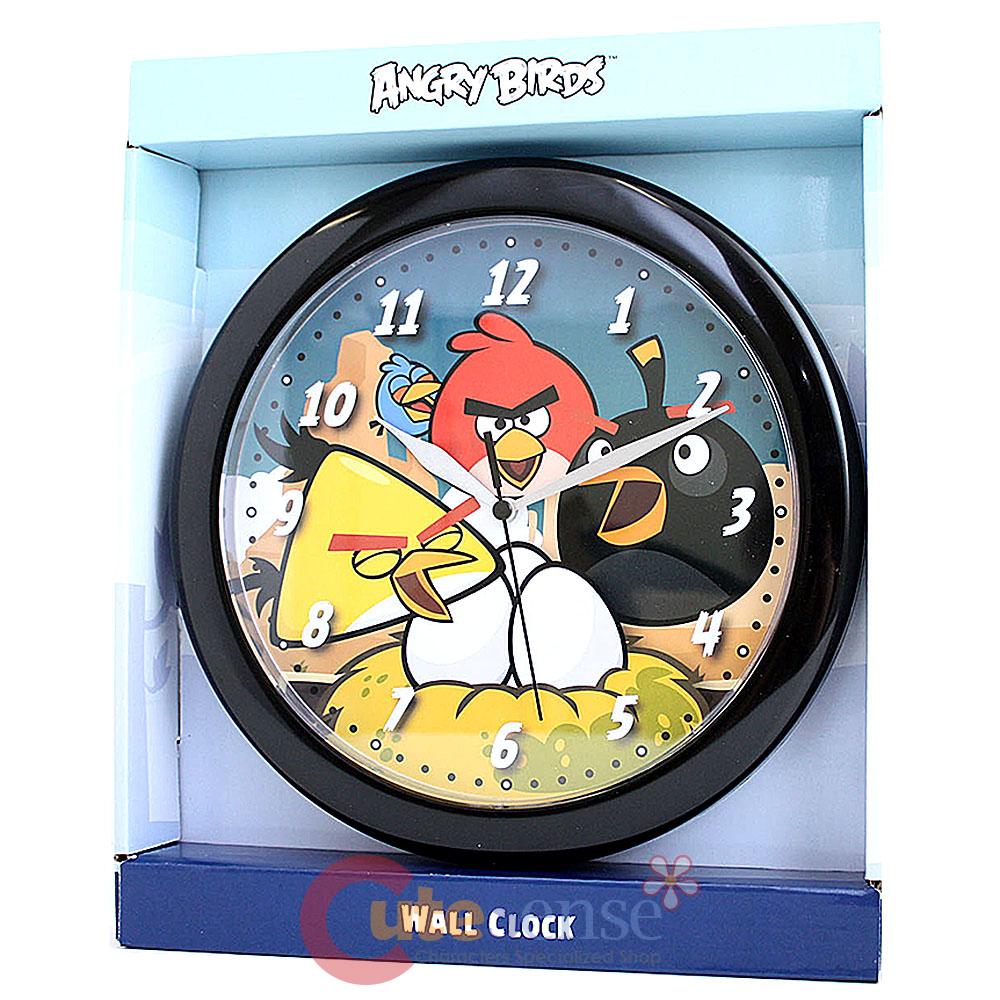 Rovio Angry Birds Wall Clock Assorted Birds Watch -9.5in | eBay