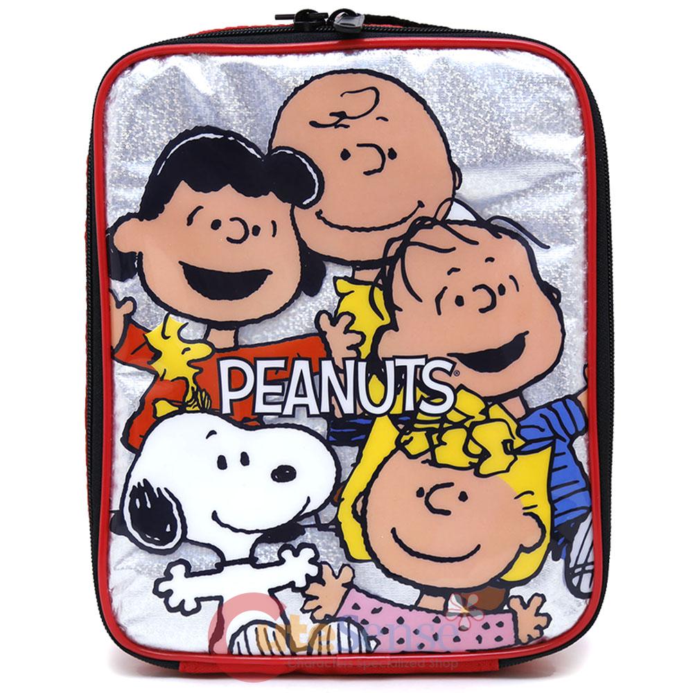 Peanuts Lunch Bag Snack Tote Bag Small Insulated Cooler Koozie - Chucks ...